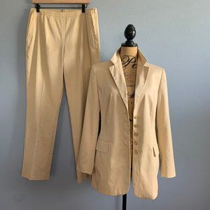 Escada Ivory 2 Piece Pant Suit